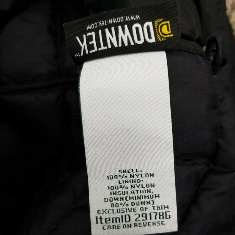 LL Bean Lg downtek puffer coat jacket winter snow - Picture 7 of 7